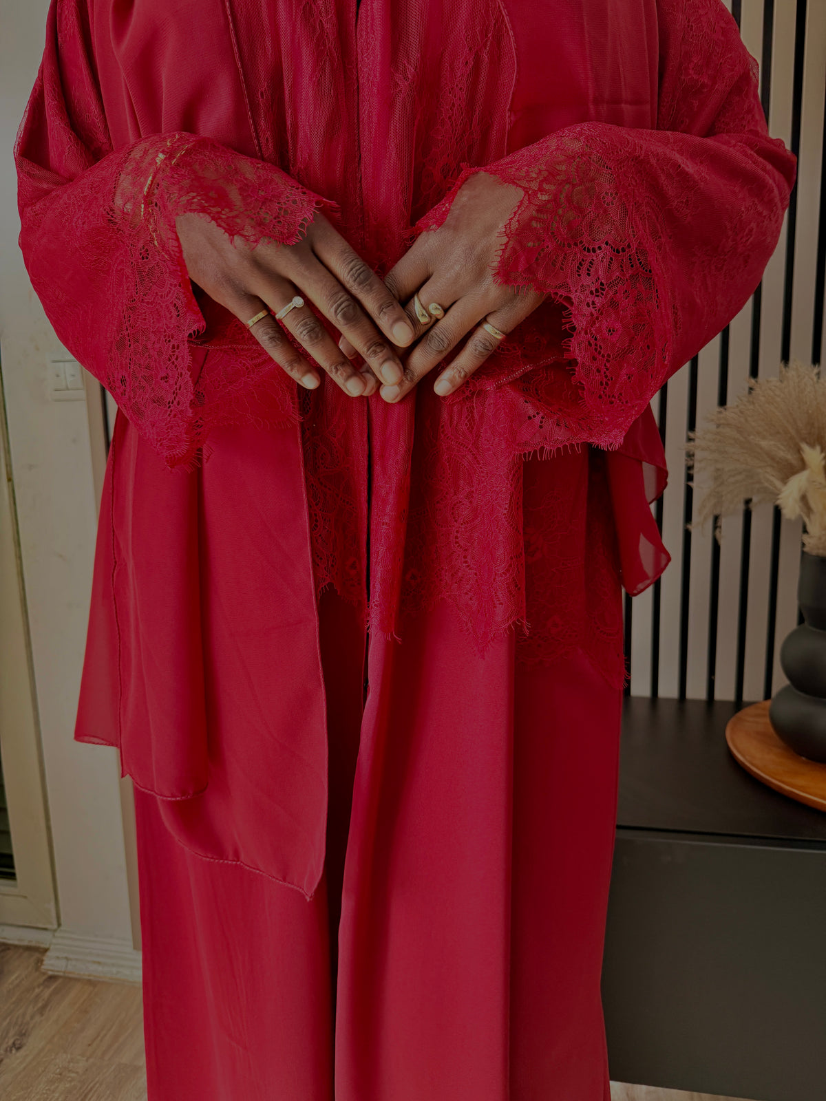 The Amara Lace Abaya Preorder