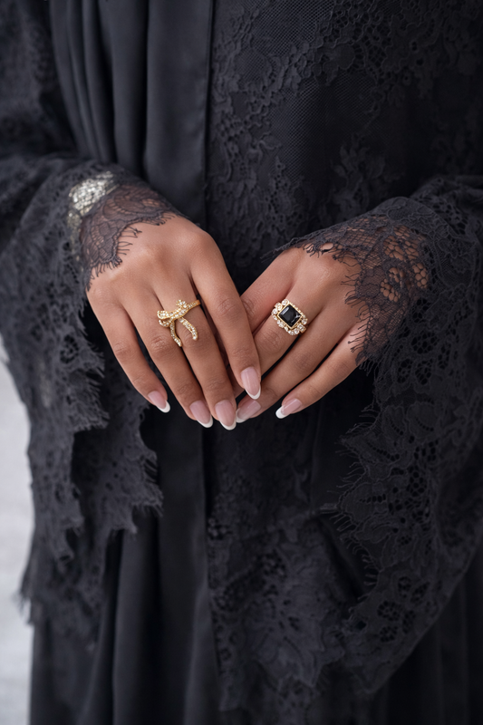 The Amara Lace Abaya Preorder